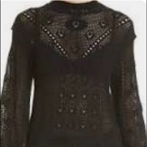 Frame crochet sweater. Never worn.